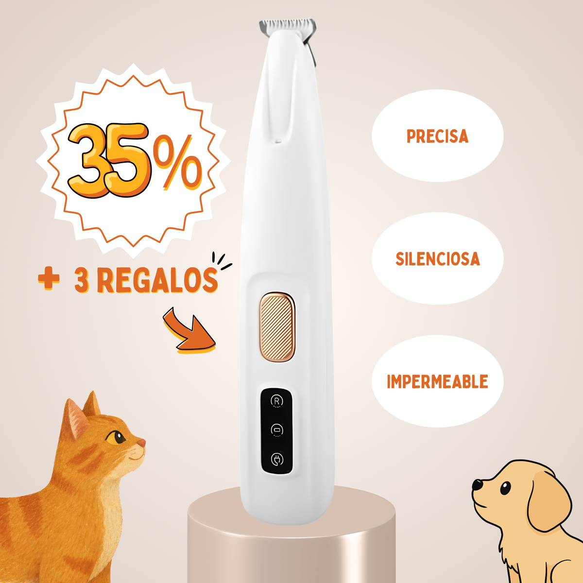 KaloPet - Recortadora Profesional Mascotas